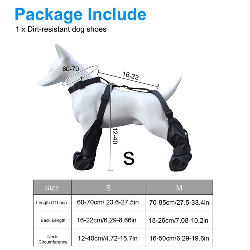 Waterproof dog shoes boots - waterproof,