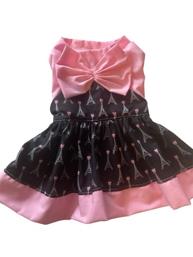 Handmade dog dress eiffel - dog,
